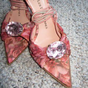 Les Tropenziennes Floral Heeled Sandal